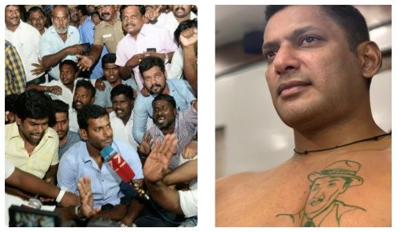 மீண்டும் அரசியல்? எம்.ஜி.ஆருடன் நடிகர் விஷால்.. ஆர்.கே.நகர் இடைத்தேர்தல் சம்பவம் ஞாபகம் இருக்கா?