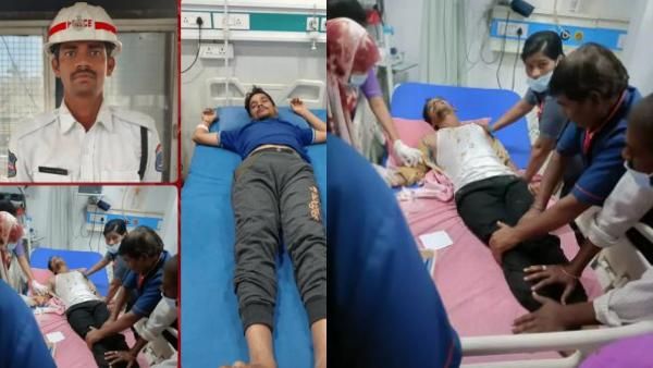 பஸ் ஸ்டாண்டில் மாரடைப்பால் சரிந்த இளைஞர்.. சாலையில் கடவுளாக வந்த போலீஸ்காரர்.. சட்டென நடந்த அதிசயம்