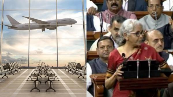அப்படி போடுங்க.. புதுசா வருகிறது 50 ஏர்போர்ட்! அறிவித்த நிர்மலா சீதாராமன்! அதானி என எதிரொலித்த கோஷம்