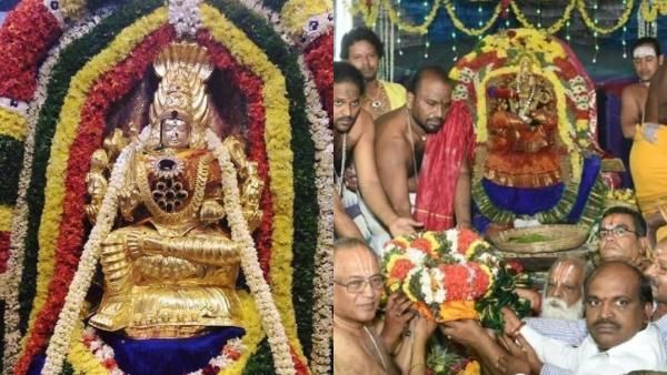 ஸ்ரீரங்கநாதனுக்கு தங்கச்சியம்மா..தைப்பூச நாளில் நம்பெருமாளிடம் சீர்வாங்கும் சமயபுரம் மாரியம்மன்