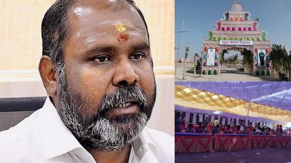 இபிஎஸ்க்கு ஏலக்காய் மாலை..ஆர்.பி உதயகுமார் வீட்டு பிரம்மாண்ட கல்யாண விருந்து..படு இனிப்புதான்!