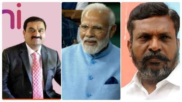 அதானி தனது நண்பர் இல்லைனு பிரதமர் மோடி நிரூபித்து காட்டட்டும்.. லோக்சபாவில் கொந்தளித்த திருமாவளவன்