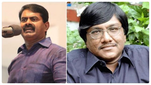 கருணாநிதி பேனா நினைவு சின்னம்: சீமானின் கை..சீறிய மனுஷ்யபுத்திரன்! மண்டை பத்திரம் என தம்பிகள் பதிலடி!