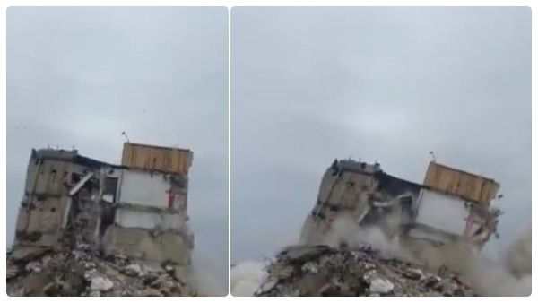  மீண்டும் நிலநடுக்கம்.. சிரியாவில் அடுக்குமாடி கட்டிடம் நொறுங்கி விழுந்தது! மீட்பு பணிகள் தொய்வு 