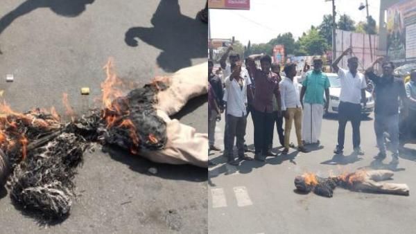 உச்சக்கட்ட ஆத்திரத்தில் அருந்ததியர்கள்.. தொடர்ந்து எரிபடும் சீமான் பொம்மைகள்! இன்று பழனியில் சம்பவம்