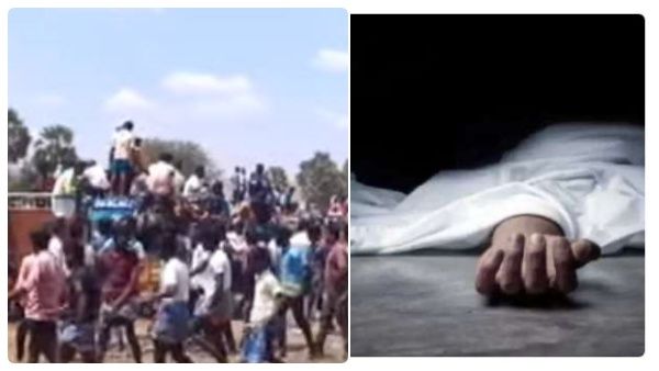 உடலை குத்திக்கிழித்த காளை.. நாளை வெளிநாடு பயணம்.. இன்றுபோன உயிர்..மஞ்சுவிரட்டில் இளைஞர் பலி..சோகம்