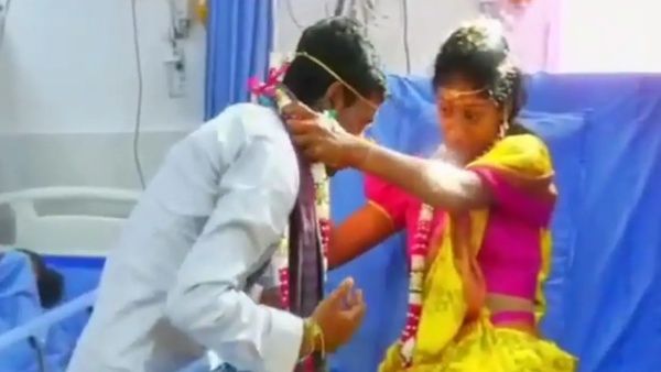 மணமகளுக்கு உடல்நலம் பாதிப்பு.. ஆஸ்பத்திரியிலேயே.. மணமகன் எடுத்த முடிவு.. தெலுங்கானாவில் நெகிழ்ச்சி