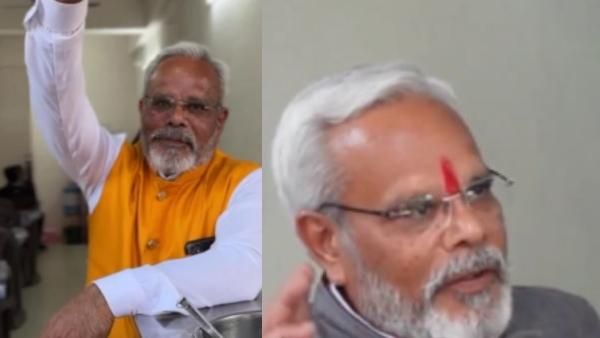 எதே.. மோடி பானி பூரி விற்கிறாரா? அதே தாடி, கண்ணாடி, குர்தா! அச்சு அசல் தோற்றத்தில் குஜராத் வியாபாரி