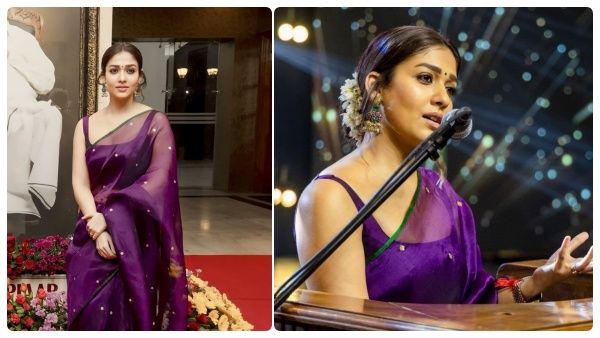 ஊதா நிற சேலையில் நயன்தாரா.. கல்லூரி விழாவில் அரங்கமே அதிர்ந்த பேச்சு.. அப்படி என்ன பேசினார்?