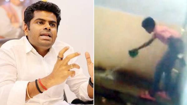 அரசுப் பள்ளி மாணவர்கள் கழிப்பறை சுத்தம் செய்யும் அவலம்.. அமைச்சர் என்ன செய்கிறார்?- அண்ணாமலை தாக்கு!