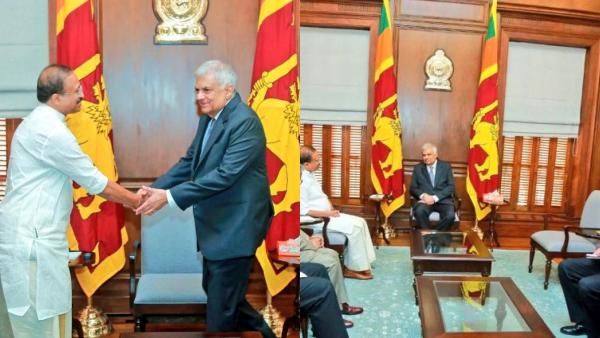 இலங்கை தமிழர் பிரச்சனைக்கு 13-வது திருத்தம்- ரணிலிடம் வலியுறுத்திய மத்திய இணை அமைச்சர் முரளிதரன்