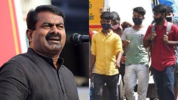 வட மாநில தொழிலாளர்களால் என் தாய் நிலத்தை இழப்பது வேதனையாக உள்ளது.. விடாத சீமான்.. பரபர பேட்டி