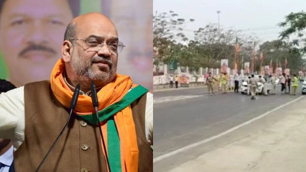 அமித்ஷாவின் பாதுகாப்பில் குளறுபடி? கான்வாய்க்குள் அத்துமீறி நுழைந்த கார்.. பரபரத்த அதிகாரிகள்