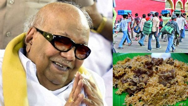 வட மாநிலத் தொழிலாளர்களுக்கு நன்றி கூற விழா! 5,000 பேருக்கு மட்டன் பிரியாணி! அன்று அசத்திய கருணாநிதி!