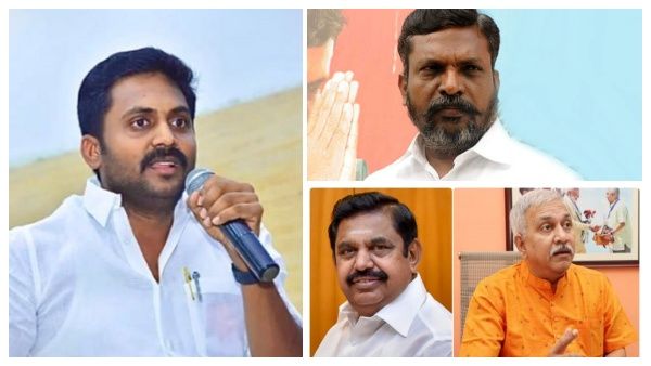 ஓ.. எடப்பாடி அதை சொன்னதுமே, உடனே வந்த திமுக ராஜீவ் காந்தி.. பின்னாடியே பாஜக நாராயணன்.. நடுவுல திருமா