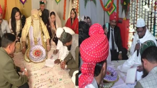 இதுதாங்க 'இந்தியா'.. மத நல்லிணக்கம்.. இந்து கோவிலில் நடைபெற்ற இஸ்லாமிய திருமணம்