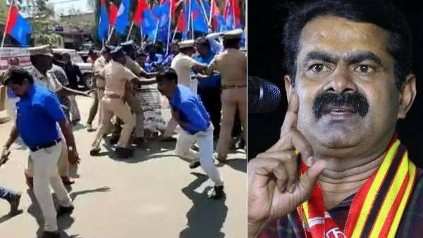 செம கூட்டம்.. அருந்ததியர் சர்ச்சை! சீமானை கண்டித்து விண்ணை முட்டிய முழக்கம்! சென்னையில் ஆர்ப்பாட்டம்