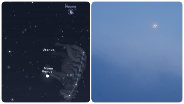 நிலவுக்கு அருகே வானில் வரிசை கட்டும் கிரகங்கள்..நாளை சூரிய அஸ்தமனத்திற்குப் பின்.. மிஸ் பண்ணாதீங்க