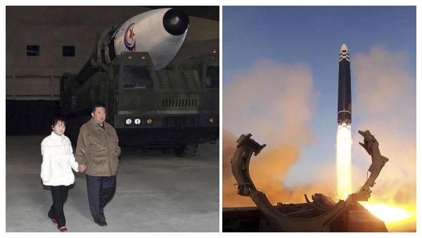 கண்டம் விட்டு கண்டம் பாயும் ஏவுகணை சோதனை..மகளை நேரில் அழைத்து சென்று காட்டிய கிம் ஜாங் அன்