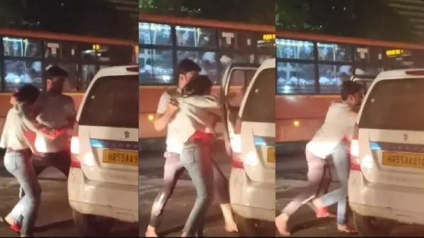 ரோட்டில் பெண்ணை தரதரவென இழுத்து.. வலுக்கட்டாயமாக காருக்குள் தள்ளி.. அதிர்ந்த போலீஸ்.. என்ன நடந்தது?