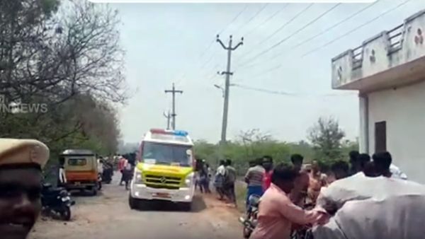 காஞ்சிபுரம் குருவிமலை பட்டாசு ஆலை வெடி விபத்து..8 பேர் உடல் கருகி பலி..பலர் படுகாயம்