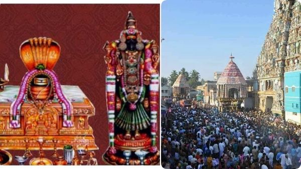 தென்னாடுடைய சிவனே போற்றி..திருவானைக்காவல் ஜம்புகேஸ்வரர் கோவில் பங்குனி தேரோட்டம் கோலாகலம்