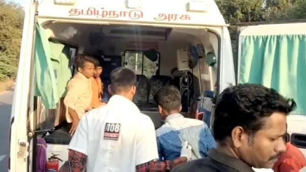 ஈரம் கசிந்தது.. விபத்தில் சிக்கிய வட மாநில மக்கள்.. பதறியபடியே தூக்கி கொண்டு ஓடிய நம் தமிழக இளைஞர்கள்