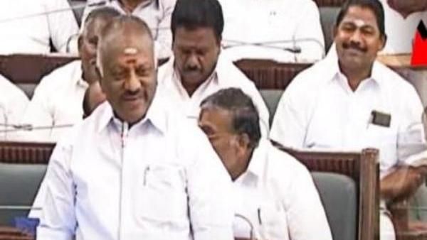 சீரியஸாக பேசிக்கிட்டிருந்த ஓபிஎஸ்! பின்னால் அமர்ந்து சிரித்த அதிமுக எம்எல்ஏ..நேரு சொன்னது ஹைலைட்