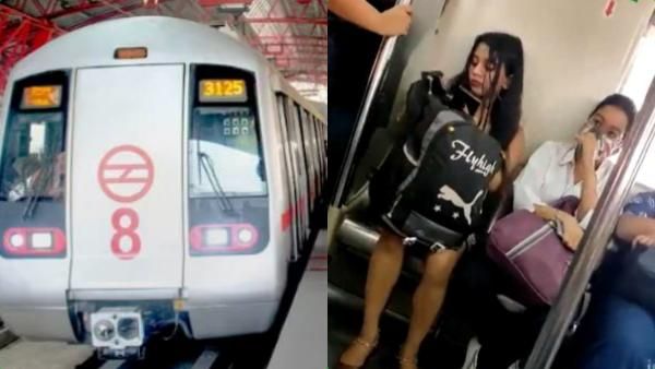 ரயிலுக்குள் திடீரென பார்த்தால் ஹாயாக பிகினியில் பெண்.. அநாகரீகம்.. டெல்லி மெட்ரோ அறிக்கை