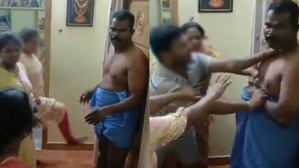 கள்ளக்காதலியுடன் தனிமையில் இன்ஸ்பெக்டர்.. கையும் களவுமாக பிடித்து அடித்து வெளுத்த மனைவி!