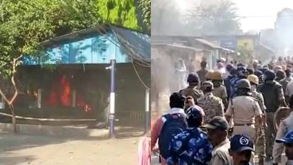 மேற்கு வங்கத்தில் பதற்றம்.. காவல் நிலையத்துக்கு தீவைப்பு.. சிறுமி பலாத்கார கொலையால் தொடர் வன்முறை