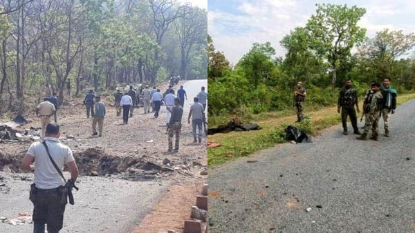 சத்தீஸ்கரில் தாக்குதலுக்குப் பின் மாவோயிஸ்டுகள்- பாதுகாப்பு படை துப்பாக்கி சண்டை- வைரலாகும் வீடியோ