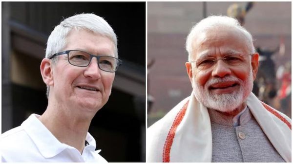 அடிபொலி.. பிரதமர் மோடியை நேரில் சந்தித்த ஆப்பிள் சிஇஓ.. நாடு முழுவதும் முதலீடு செய்வதாக அறிவிப்பு