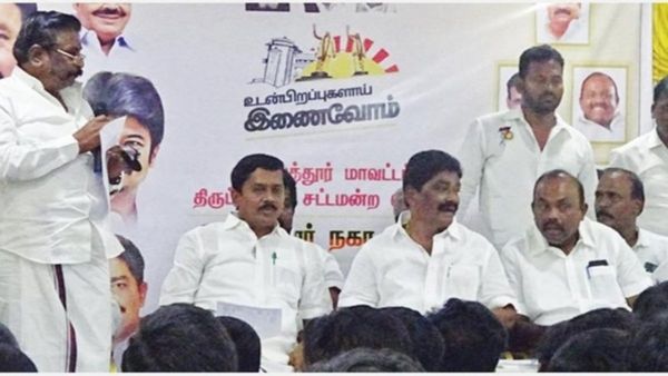 எங்களுக்கும் வயிறு இருக்கு.. சற்று ஈரத்தை காட்டுங்க.. திமுக நிர்வாகி பேச்சால் சர்ச்சை
