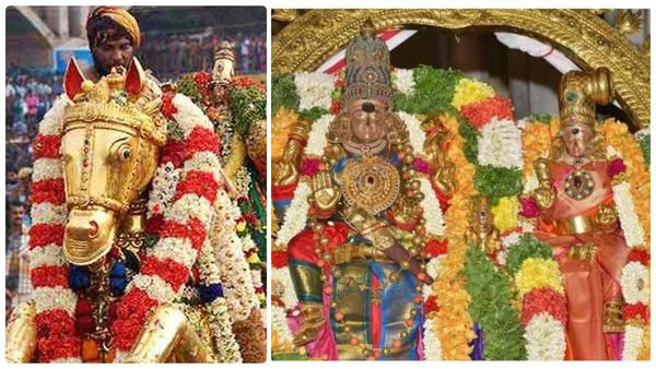 மதுரை சித்திரை திருவிழா 3வது நாள்..ஆணவத்தை அடக்கும் சுந்தரேஸ்வரர்..கேட்ட வரம் தந்தருளும் மீனாட்சி