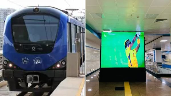 பெரிய எல்இடி திரையில் ஐபிஎல் லைவ்! சென்னையில் 5 மெட்ரோ ரயில் நிலையத்தில் ஏற்பாடு.. கட்டணம் எவ்வளவு?