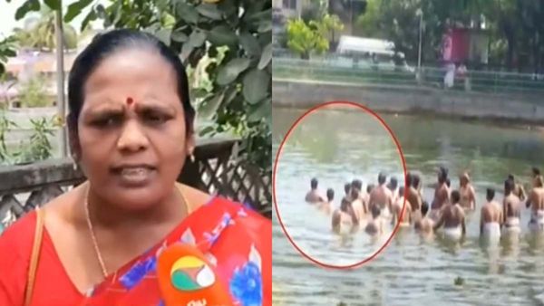 டப்பு டப்புன்னு சத்தம்.. அர்ச்சகரை குளம் அப்டியே இழுத்துருச்சு! நேரில் பார்த்த பெண் திடுக் தகவல்