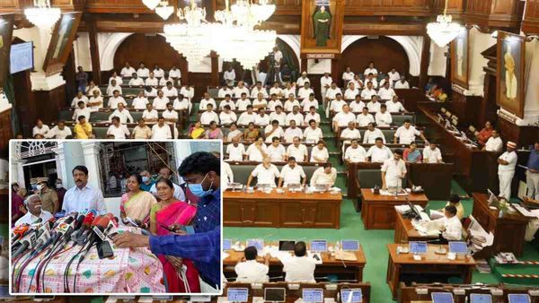 அமித்ஷா பெயரை உச்சரித்த உதயநிதி.. அவைக்குறிப்பில் இருந்து நீக்க கோரி பாஜக எம்எல்ஏக்கள் வெளிநடப்பு