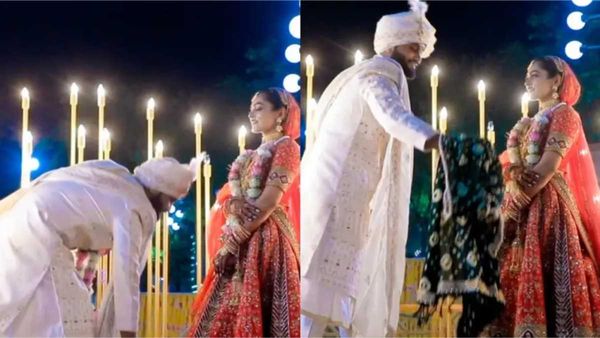 ஏங்க, யாருங்க இவரு.. அத்தனை பேர் சுற்றி நிற்க.. கல்யாண பெண்ணை.. அதுவும் மணமேடையிலேயே.. அதென்ன கையில்