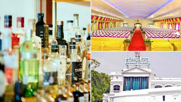 தமிழ்நாட்டில் விருந்து மண்டபங்கள். விழாக்களில் மதுபான விநியோகத்துக்கான சிறப்பு உரிமம் அதிரடி ரத்து!