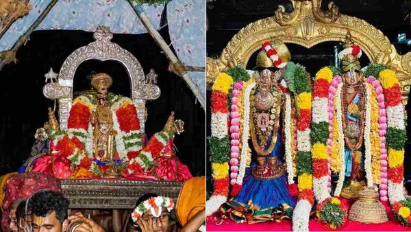ஸ்ரீரங்கநாதருக்கு பிறந்த நாள் பரிசு..பட்டு வஸ்திரம் கிளி சூடிக்கொடுத்த ஸ்ரீவில்லிபுத்தூர் ஆண்டாள்