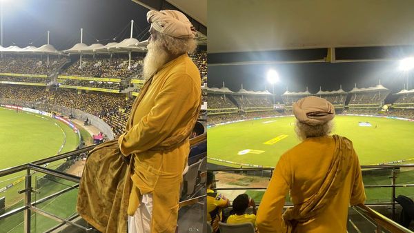 தோனியின் 200 வது போட்டி.. சேப்பாக்கத்தில் பறக்கவிட்ட சிக்ஸர்கள்..பார்த்து ரசித்த சத்குரு..!