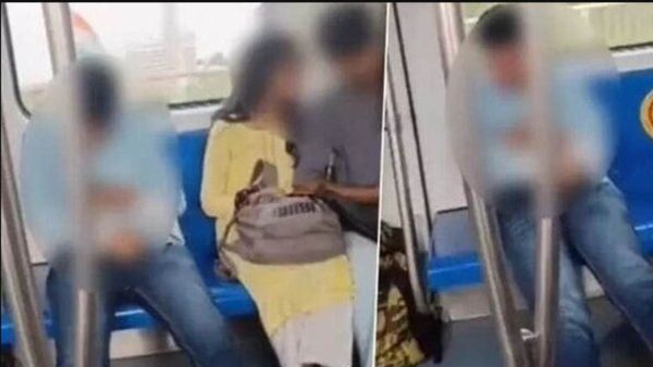 அடச்ச்சீ.. மெட்ரோ ரயிலில், அதுவும் 