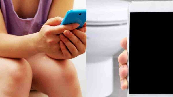 கழிப்பறையில் கூட செல்போனுடன் 