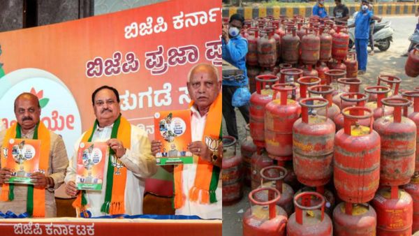 ஆண்டுக்கு 3 இலவச சிலிண்டர்கள்! ஆனா, இந்து பண்டிகைகளில் மட்டும்.. பாஜக தேர்தல் அறிக்கையில் பாரபட்சம்?