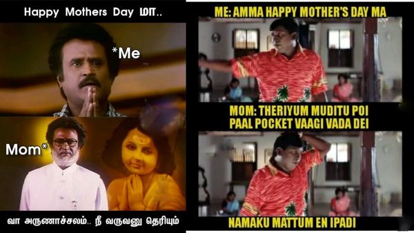 வா அருணாச்சலம் வா... அன்னையர் தின வாழ்த்து சொல்ல எப்டியும் நீ வருவனு தெரியும்!