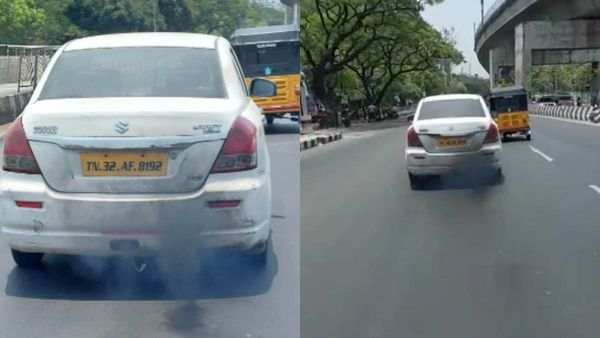 கிண்டியில் புகை தள்ளிக்கொண்டு போன வண்டி.. கார் ஓனருக்கு வேப்பிலை அடித்த சென்னை போலீஸ்