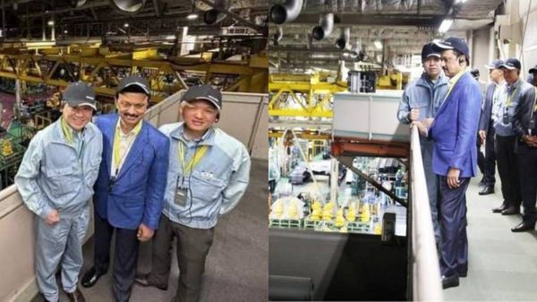 கோமாட்சு தொழிற்சாலையை சுற்றி பார்த்த ஸ்டாலின்! ஒரு நிமிடத்தை கூட வீணாக்காத ஜப்பானியர்கள் உழைப்பு!