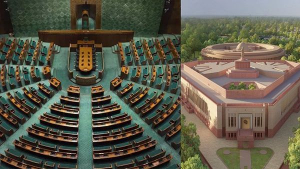 “டாப் ஆங்கிளில்” பாருங்க.. உதயசூரியன் வடிவில் புதிய நாடாளுமன்ற இருக்கைகள்! நெட்டிசன்கள் குசும்பு