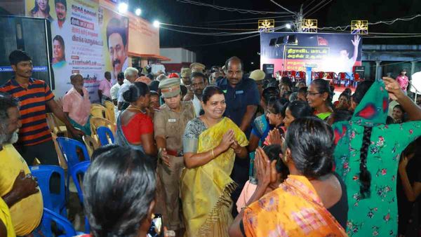 சாதனை விளக்கப் பொதுக்கூட்டம்! 4 நிமிடத்தில் பேசி முடித்த அமைச்சர் கீதாஜீவன்! என்ன காரணம் தெரியுமா?